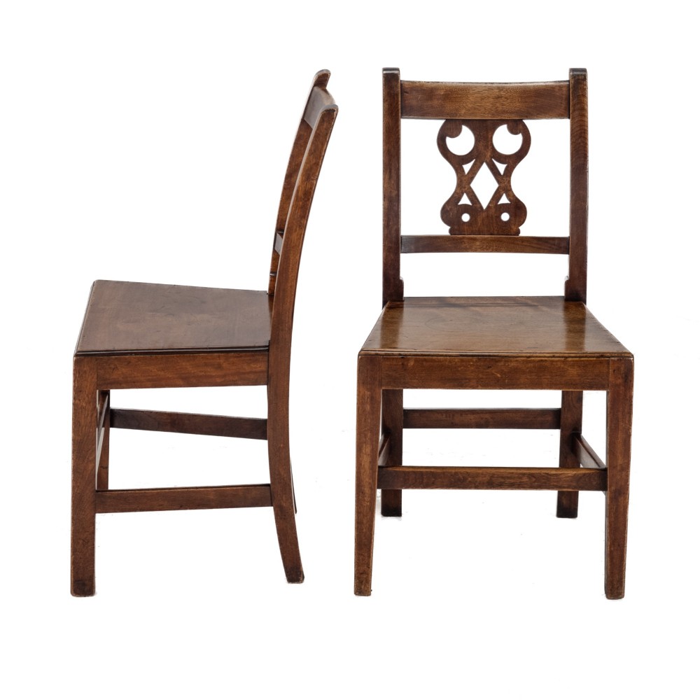 Pair of Early 19th Century English Elm Country Chairs, Circa 1800–1820 (Georgian, George III) View VII