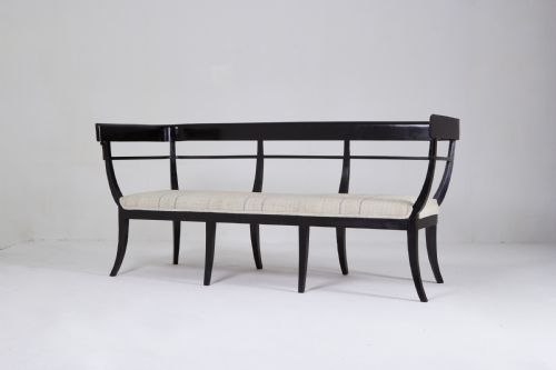 EARLY 19TH CENTURY EBONISED ITALIAN SOFA - ADDITIONAL PHOTO 1