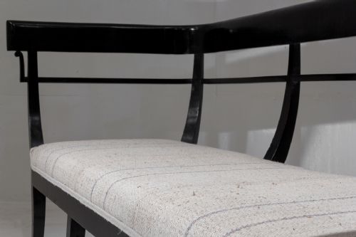 EARLY 19TH CENTURY EBONISED ITALIAN SOFA - ADDITIONAL PHOTO 3