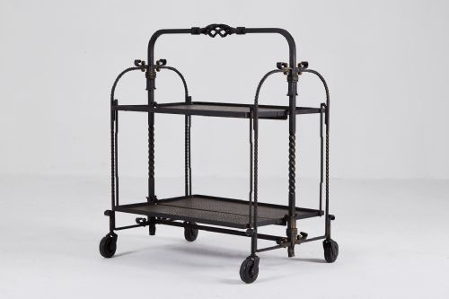 1950s french metal trolley - CATEGORY: ANTIQUE MISCELLANEOUS - DATED 1950