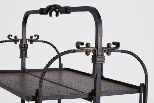 1950S FRENCH METAL TROLLEY - ADDITIONAL PHOTO 4