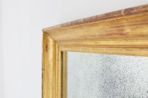 PAIR OF 19TH CENTURY FRENCH GILT MIRRORS - ADDITIONAL PHOTO 1