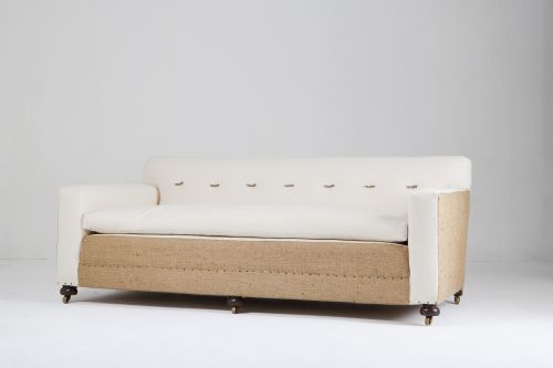 LARGE EARLY 20TH CENTURY ENGLISH SOFA - ADDITIONAL PHOTO 1