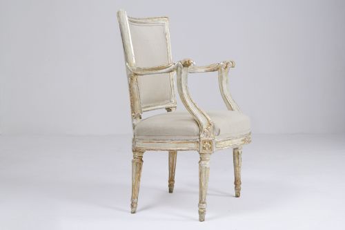PAIR OF 18TH CENTURY SILVER GILT CHAIRS - ADDITIONAL PHOTO 4