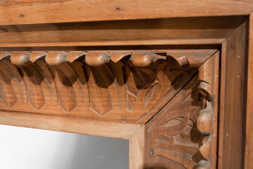 19TH CENTURY DEEP FRAME MIRROR - ADDITIONAL PHOTO 2