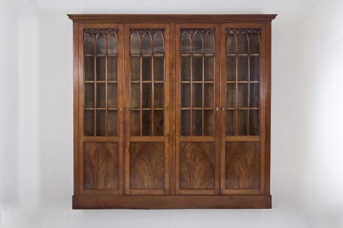 early 19th century mahogany bookcase - CATEGORY: ANTIQUE BOOKCASES - DATED 19TH CENTURY