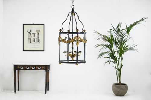 LARGE EARLY 20TH CENTURY LANTERN - ADDITIONAL PHOTO 1
