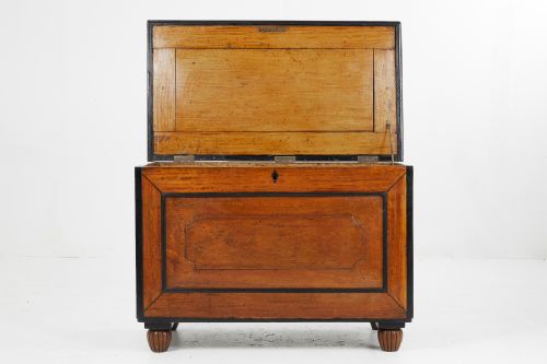 19TH CENTURY SATINWOOD AND EBONY CHEST - ADDITIONAL PHOTO 3
