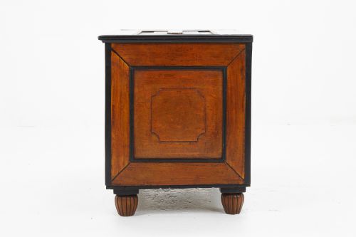 19TH CENTURY SATINWOOD AND EBONY CHEST - ADDITIONAL PHOTO 4