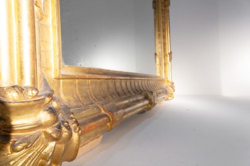 LARGE FRENCH 19TH CENTURY GILT MIRROR - ADDITIONAL PHOTO 3