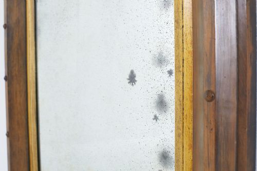 19TH CENTURY FRENCH OAK AND GILDED MIRROR - ADDITIONAL PHOTO 2