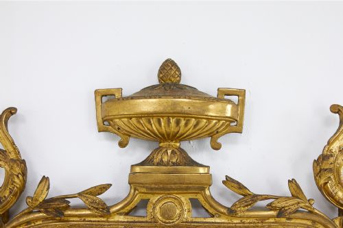 FRENCH CLASSICAL GILT URN MIRROR - ADDITIONAL PHOTO 1