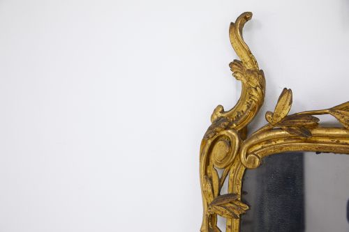 FRENCH CLASSICAL GILT URN MIRROR - ADDITIONAL PHOTO 2