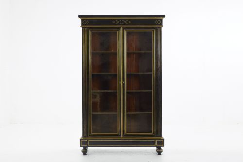 19TH CENTURY FRENCH EBONISED CABINET - ADDITIONAL PHOTO 1