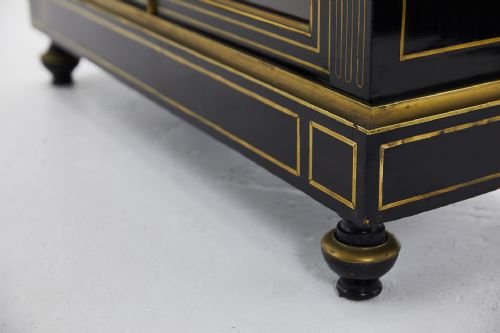 19TH CENTURY FRENCH EBONISED CABINET - ADDITIONAL PHOTO 3