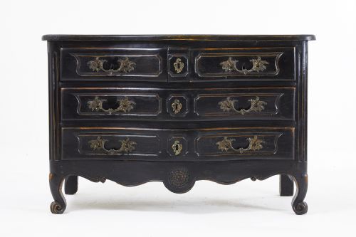 18TH CENTURY FRENCH EBONISED COMMODE - ADDITIONAL PHOTO 1