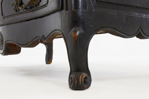 18TH CENTURY FRENCH EBONISED COMMODE - ADDITIONAL PHOTO 5