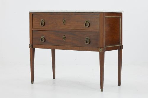 EARLY 19TH CENTURY MAHOGANY COMMODE - ADDITIONAL PHOTO 1