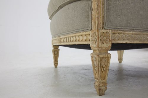 GRAND SCALE 19TH CENTURY PAINTED ARMCHAIRS - ADDITIONAL PHOTO 3