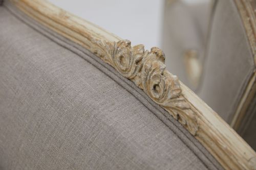 GRAND SCALE 19TH CENTURY PAINTED ARMCHAIRS - ADDITIONAL PHOTO 5