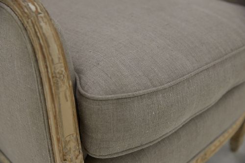 GRAND SCALE 19TH CENTURY PAINTED ARMCHAIRS - ADDITIONAL PHOTO 6
