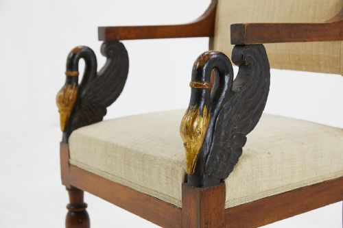 SET OF FOUR EARLY 19TH CENTURY ITALIAN CHAIRS - ADDITIONAL PHOTO 4