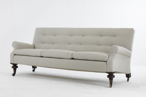 large 19th century english sofa - CATEGORY: ANTIQUE SOFAS - DATED 19TH CENTURY