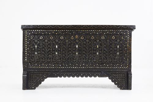 late 19th century syrian chest - CATEGORY: ANTIQUE CHESTS - DATED 19TH CENTURY