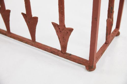 PAIR OF FRENCH 19TH CENTURY IRON CONSOLES - ADDITIONAL PHOTO 5