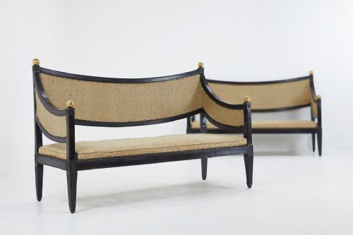 pair of 18th century italian sofas - CATEGORY: ANTIQUE SOFAS - DATED 18TH CENTURY