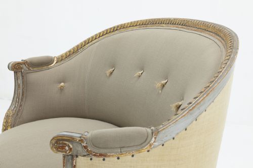FRENCH 19TH CENTURY SOFA - ADDITIONAL PHOTO 4