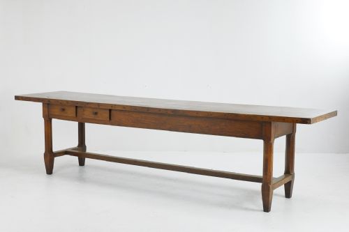 LARGE 18TH CENTURY FARMHOUSE TABLE - ADDITIONAL PHOTO 4