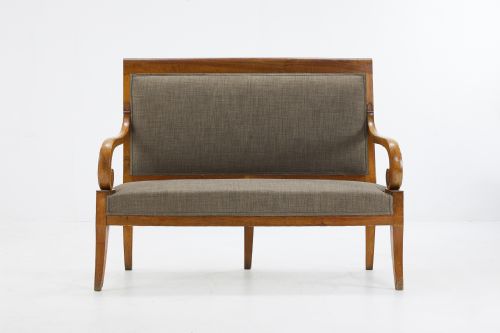 19TH CENTURY FRENCH WALNUT SOFA - ADDITIONAL PHOTO 3