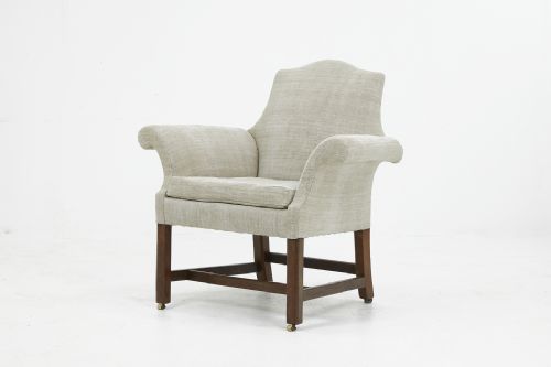 SHAPELY 18TH CENTURY ENGLISH ARMCHAIR - ADDITIONAL PHOTO 1