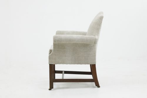 SHAPELY 18TH CENTURY ENGLISH ARMCHAIR - ADDITIONAL PHOTO 4
