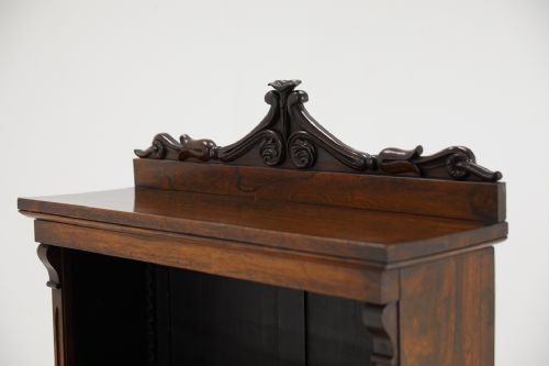 PAIR OF ENGLISH ROSEWOOD BOOKCASES - ADDITIONAL PHOTO 2