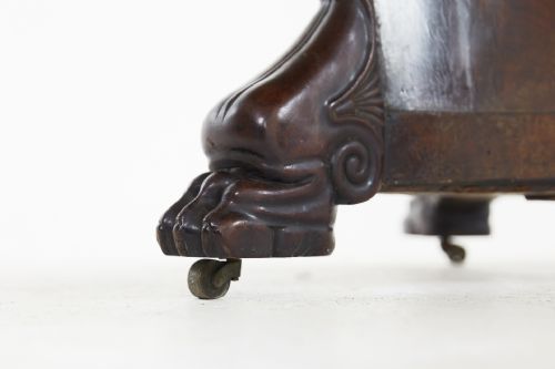 FRENCH 19TH CENTURY MAHOGANY GUERIDON - ADDITIONAL PHOTO 3