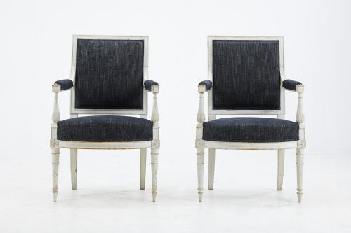 PAIR OF EARLY 19TH CENTURY FRENCH CHAIRS - ADDITIONAL PHOTO 1