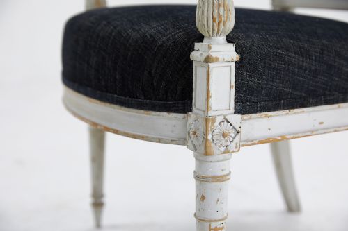PAIR OF EARLY 19TH CENTURY FRENCH CHAIRS - ADDITIONAL PHOTO 2