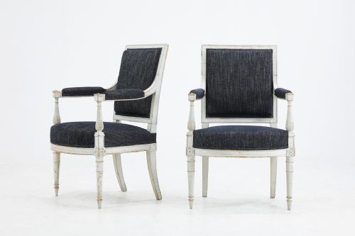 PAIR OF EARLY 19TH CENTURY FRENCH CHAIRS - ADDITIONAL PHOTO 5