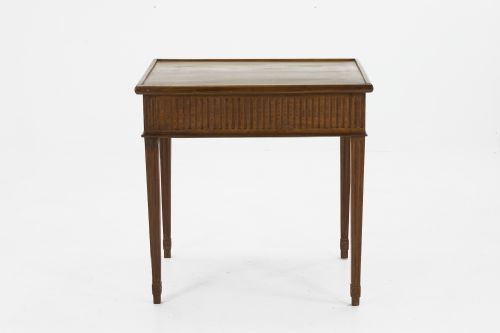 FRENCH 18TH CENTURY MAHOGANY TRAY TOP GAMES TABLE - ADDITIONAL PHOTO 1