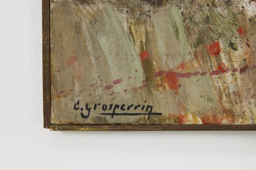 OIL ON CANVAS BY CLAUDE GROSPERRIN - ADDITIONAL PHOTO 1