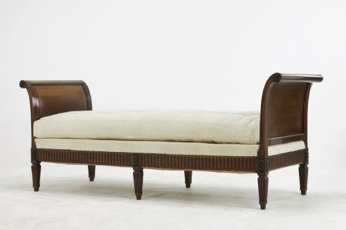 19th century french walnut sofa - CATEGORY: ANTIQUE SOFAS - DATED 19TH CENTURY