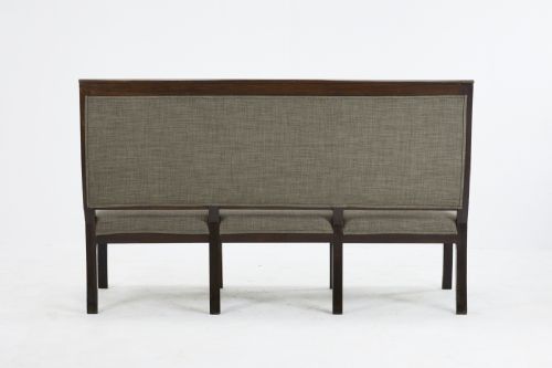 EARLY 19TH CENTURY FRENCH WALNUT SOFA WITH CARVED ARMRESTS - ADDITIONAL PHOTO 3