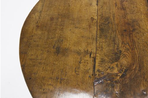 ENGLISH CHARLES II OAK DROP LEAF BOBBIN TURNED GATE LEG TABLE - ADDITIONAL PHOTO 5