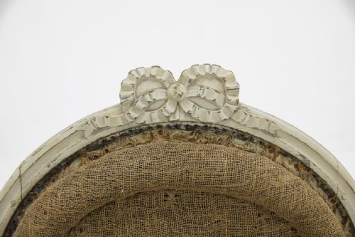 PAIR OF FRENCH PAINTED 18TH CENTURY ARMCHAIRS - ADDITIONAL PHOTO 8
