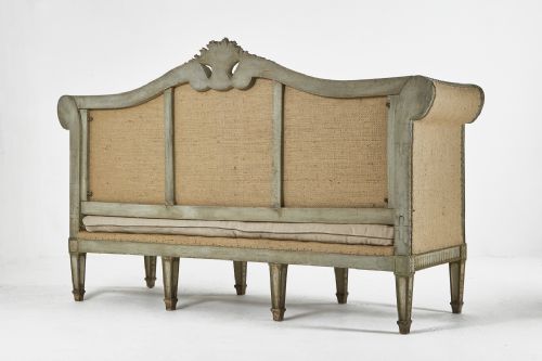 LARGE 18TH CENTURY FRENCH SOFA WITH ORIGINAL PAINT - ADDITIONAL PHOTO 6
