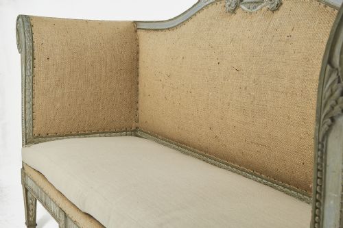 LARGE 18TH CENTURY FRENCH SOFA WITH ORIGINAL PAINT - ADDITIONAL PHOTO 7