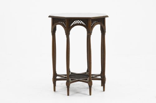 early 20th century oak octagonal occasional table - CATEGORY: ANTIQUE TABLES - DATED 1910