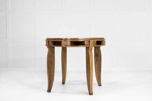1930'S FRENCH PARQUETRY CENTRE TABLE WITH ORMOLU MOUNTS - ADDITIONAL PHOTO 2